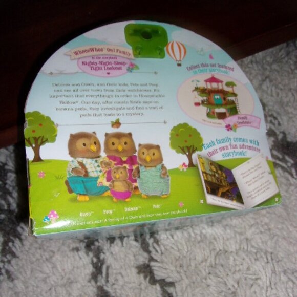 Li'l Woodzeez Owl Family Set with book Ages 3+ New - Picture 2 of 2